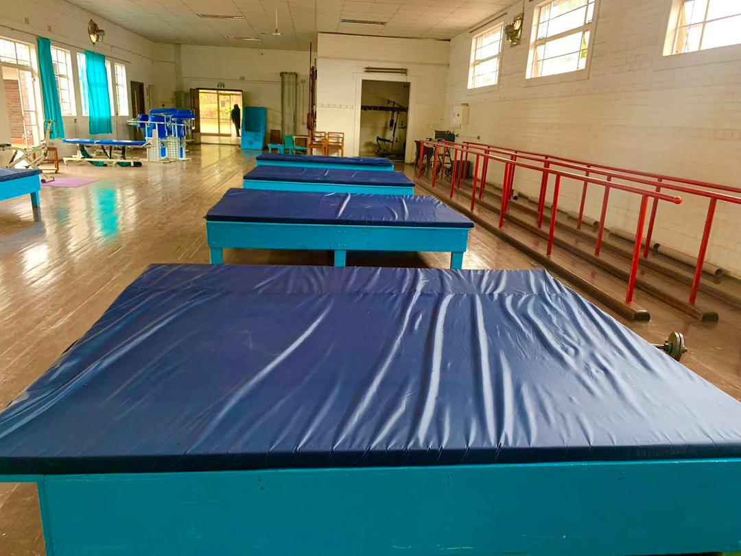 highly equipped therapy gym